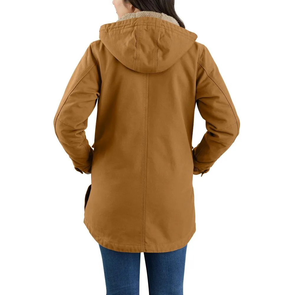 'Carhartt' Women's Washed Duck Coat - Carhartt Brown