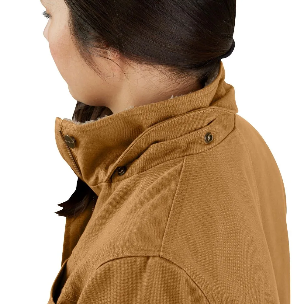 'Carhartt' Women's Washed Duck Coat - Carhartt Brown