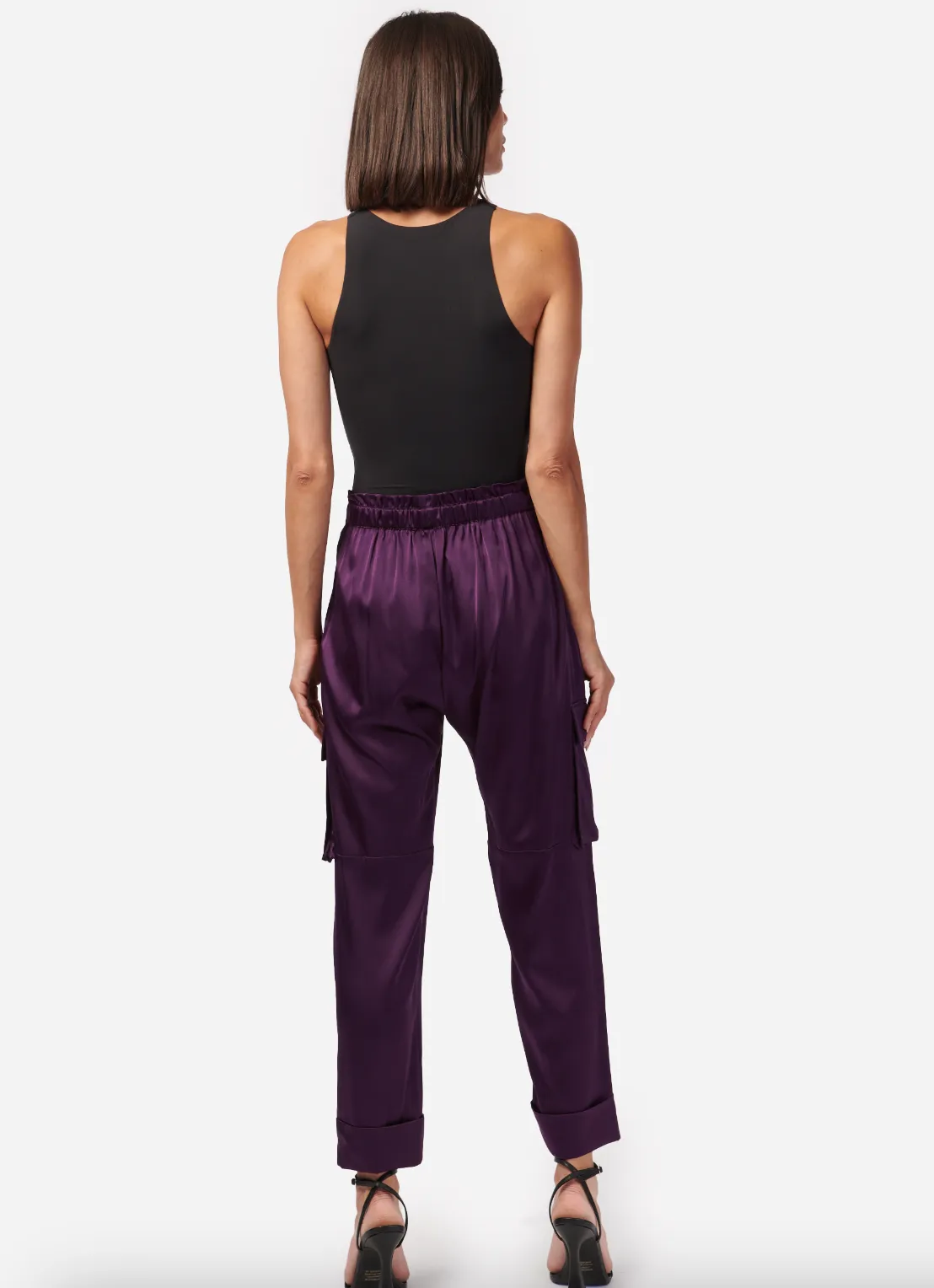 Carmen Cargo Pant - Eggplant