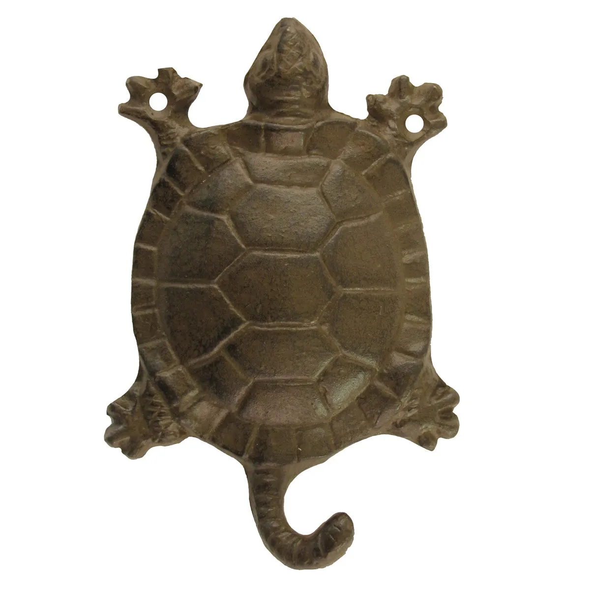 Cast Iron Deep Sea Turtle Wall Mount Hook Holder