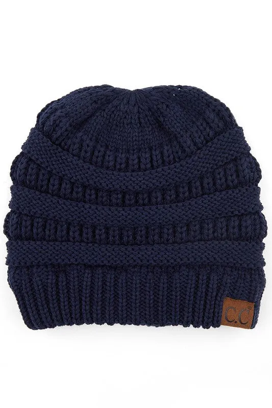 C.C. Criss Cross Ponytail Beanie