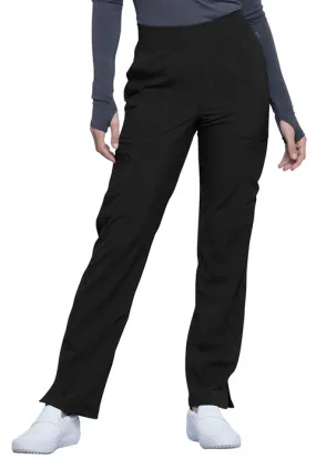 Cherokee Infinity Women's Mid Rise Tapered Leg Pull-on Scrub Pant CK065A