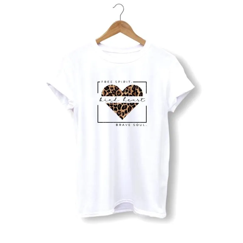 Christian T-Shirt <br> Free Spirit Kind Heart Brave Soul