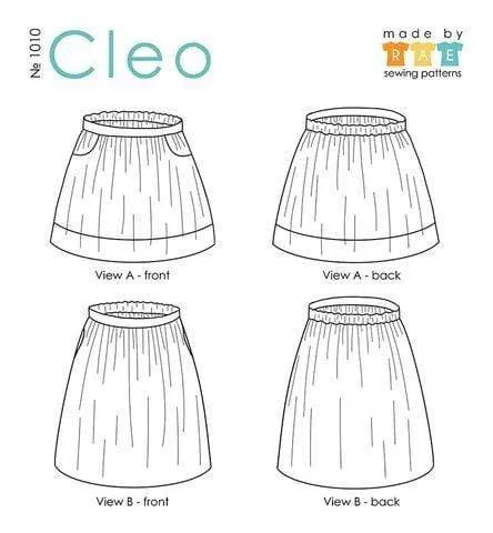 Cleo Skirt - Sizes XXS to 3X - Made by Rae