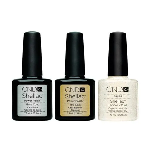 CND - Shellac Combo - Base, Top & Gold VIP Status