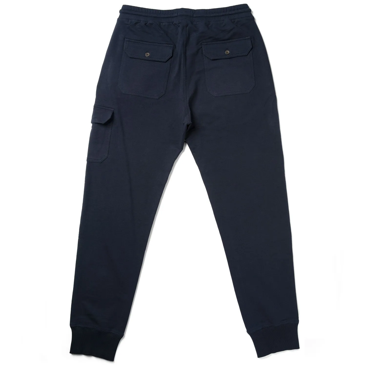 Constructor Joggers –  Dark Navy Cotton French Terry