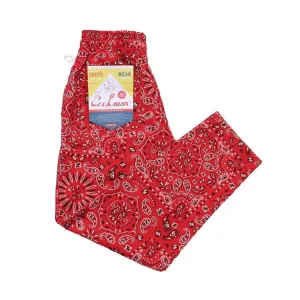 Cookman Chef Pants - Paisley : Red