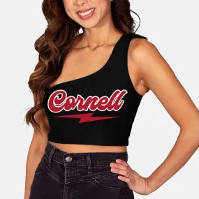 Cornell Black One Shoulder Top