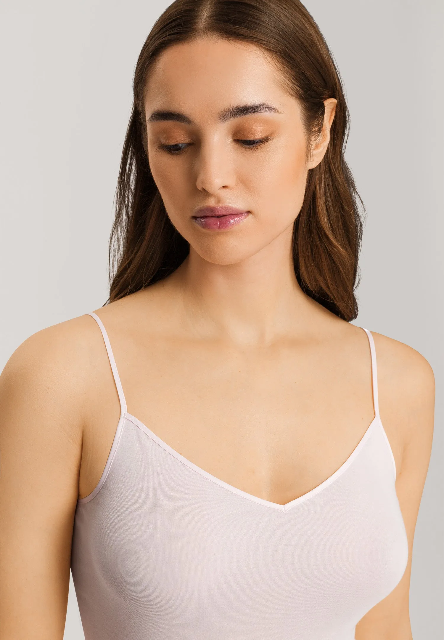 Cotton Seamless Cotton V-Neck Camisole | Honeydew 71601-1347