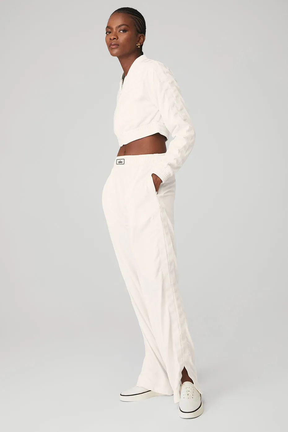 Cropped Prizewinner Jacket & Prizewinner Pant Set - Ivory