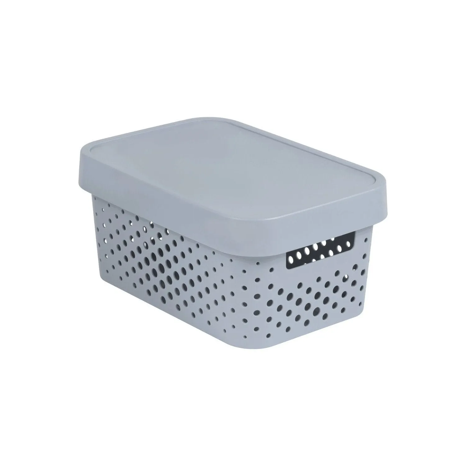 Curver Infinity 4.5L Openwork Container with Lid Gray