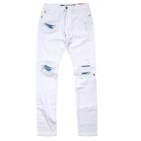 Cutty White Hawk Skinny Leg Fit Jeans