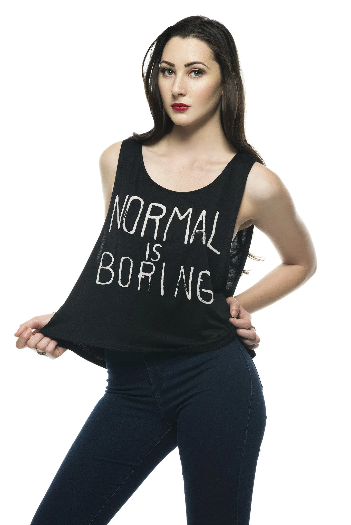 Dare To Bare Tank - black