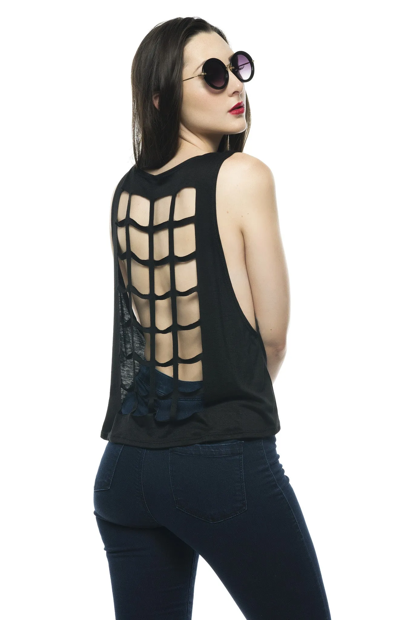 Dare To Bare Tank - black