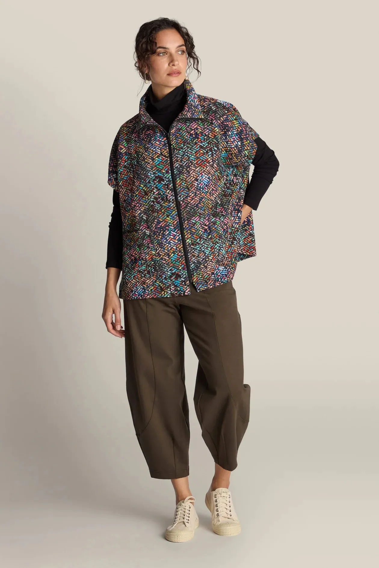 Diamond Jacquard Jacket - Multi