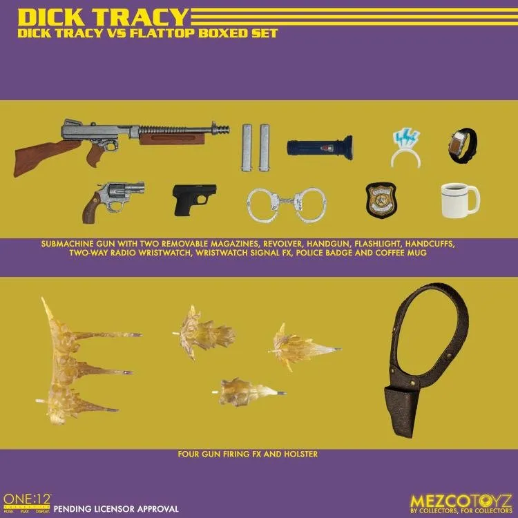 Dick Tracy vs Flattop Mezco One:12 Collective Boxed Set