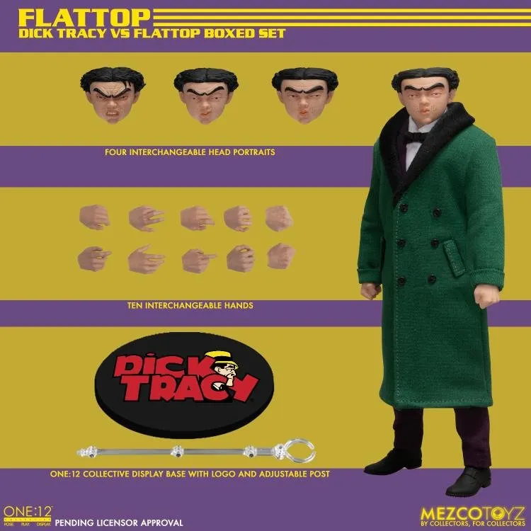 Dick Tracy vs Flattop Mezco One:12 Collective Boxed Set