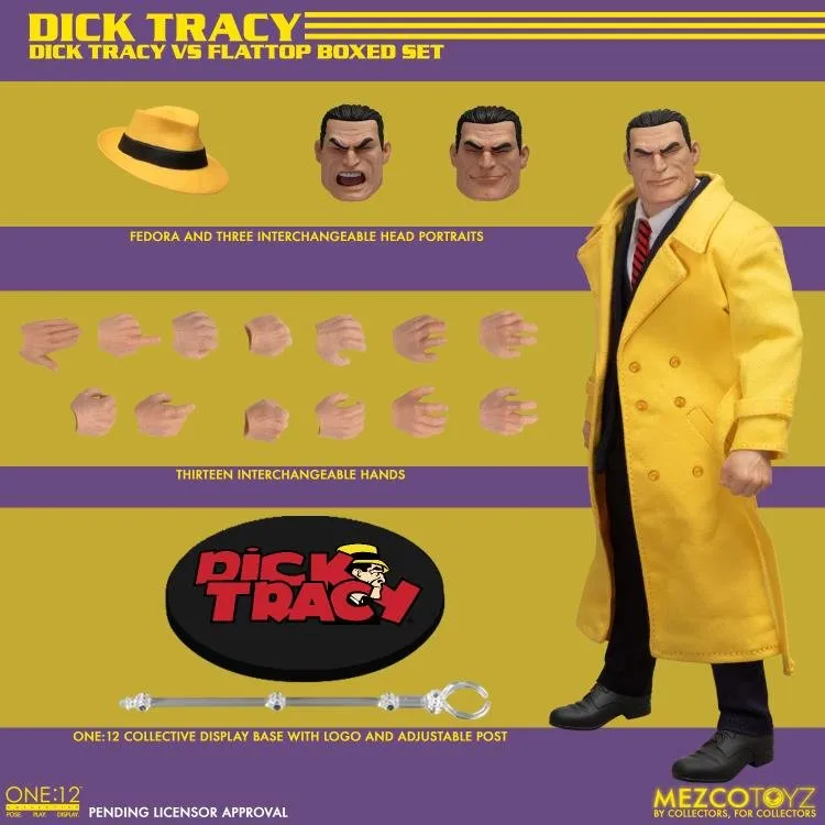 Dick Tracy vs Flattop Mezco One:12 Collective Boxed Set