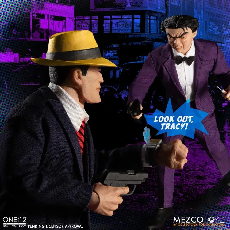 Dick Tracy vs Flattop Mezco One:12 Collective Boxed Set