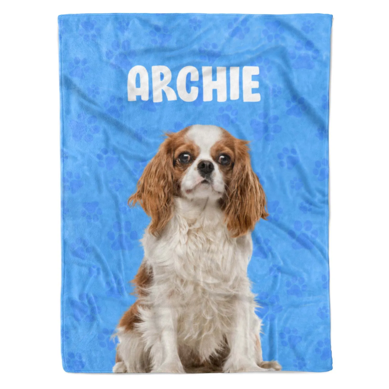 Dog Name Personalised Blanket