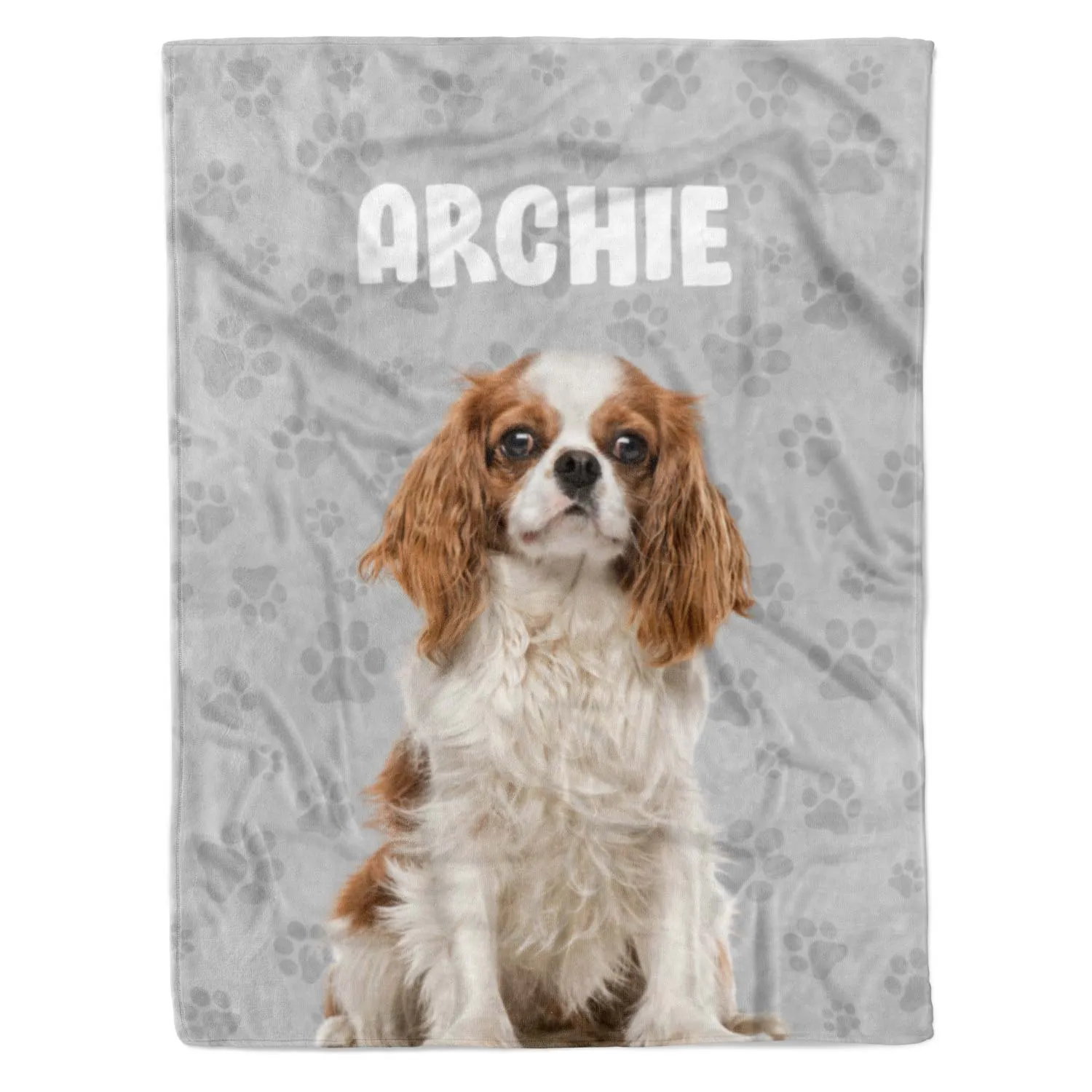 Dog Name Personalised Blanket