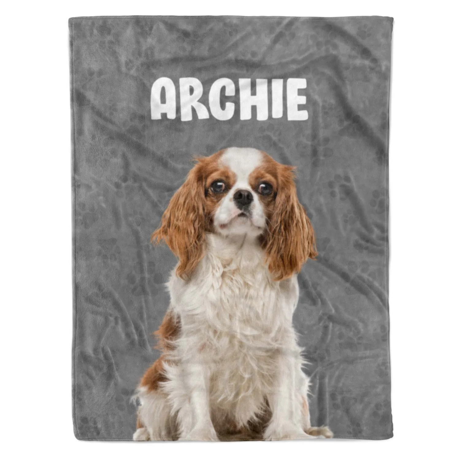 Dog Name Personalised Blanket