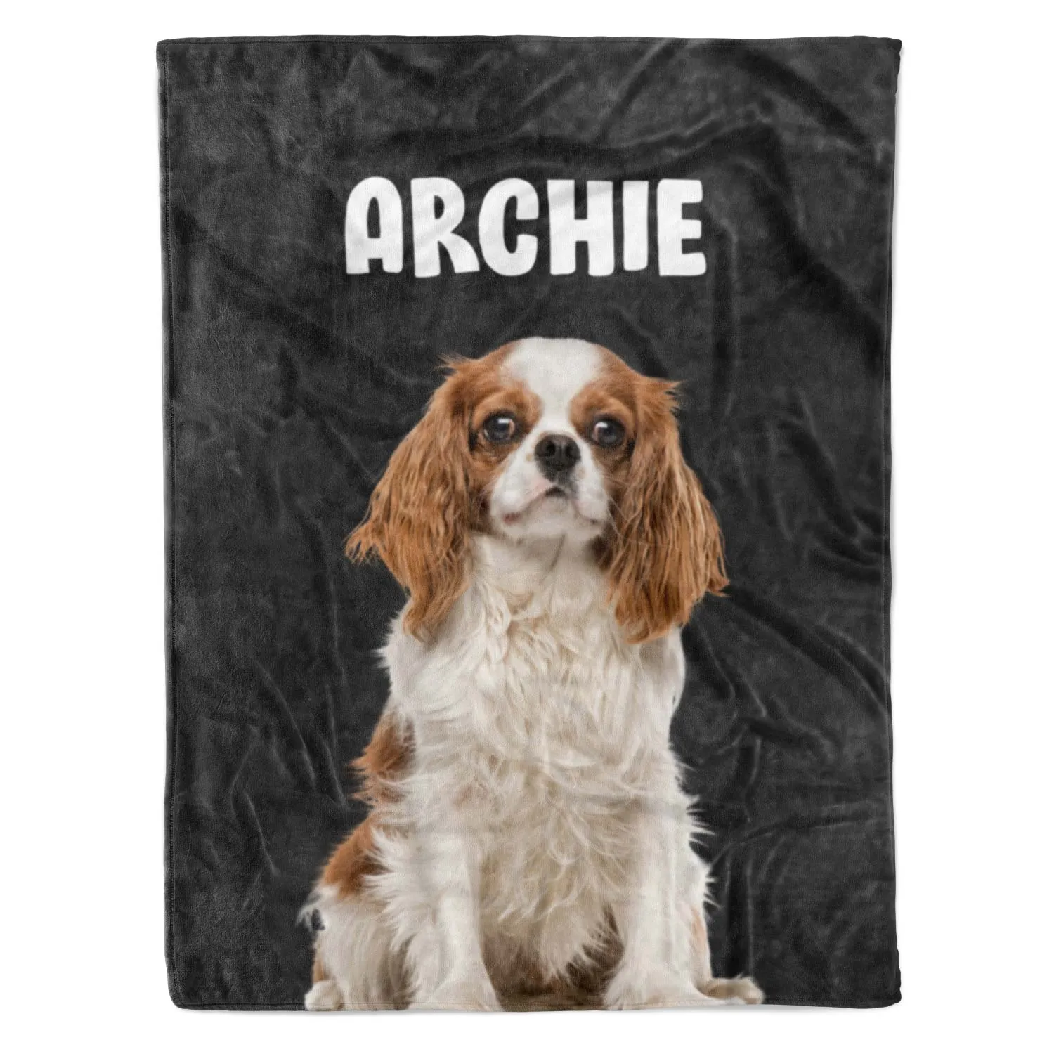 Dog Name Personalised Blanket