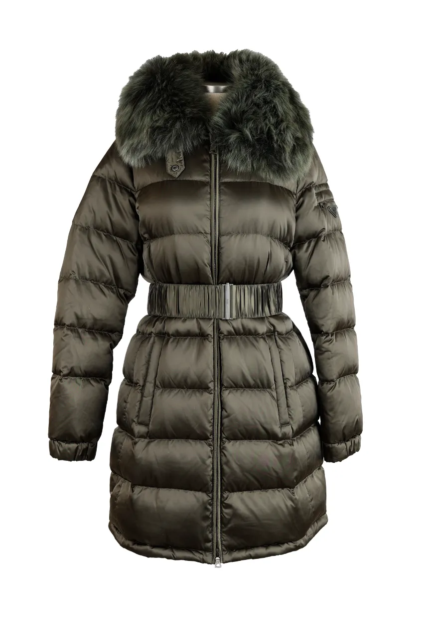 Down Fur Trim Parka