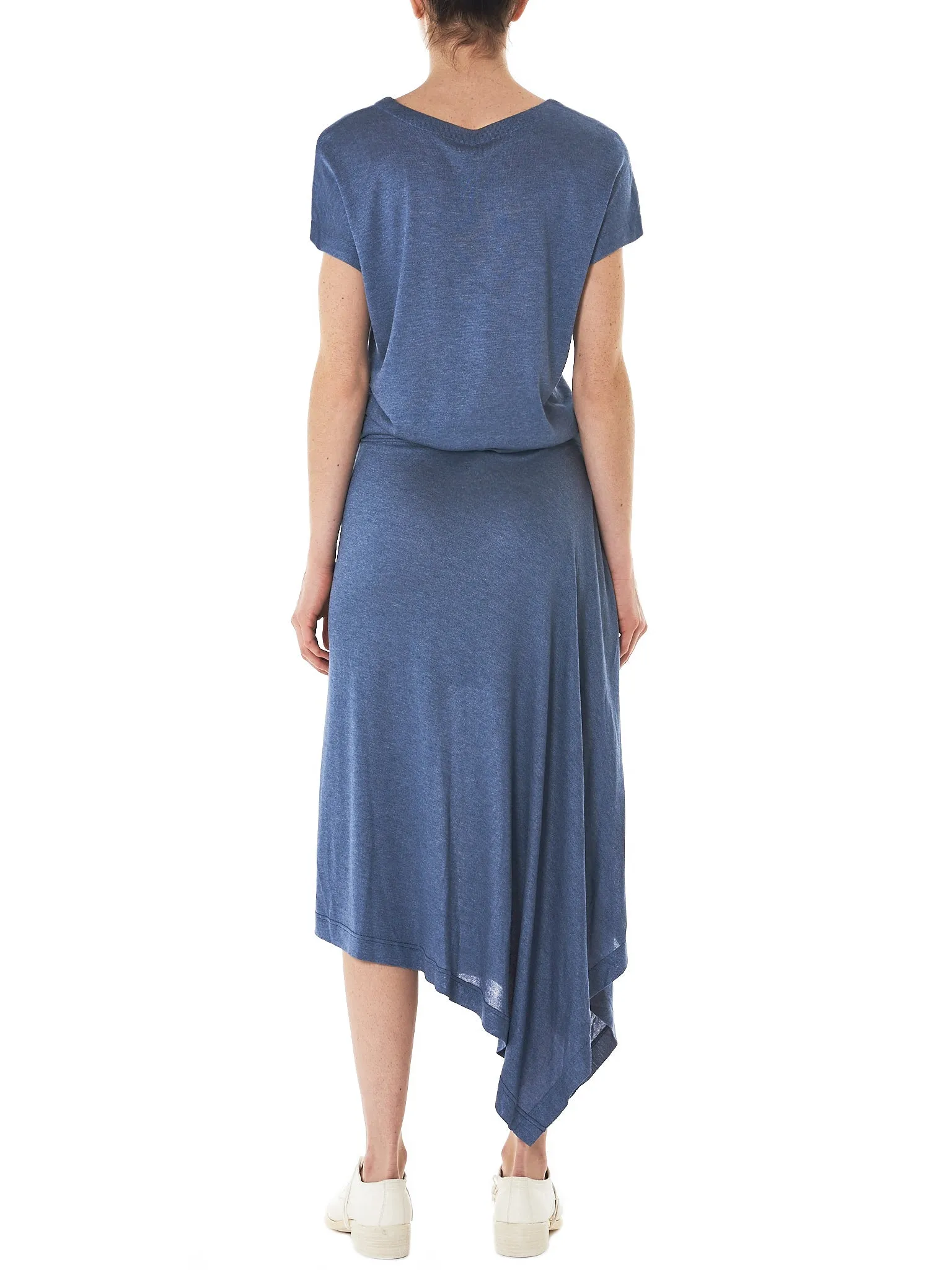 Draped Dress (N2181-D01-210-1-BLUE)