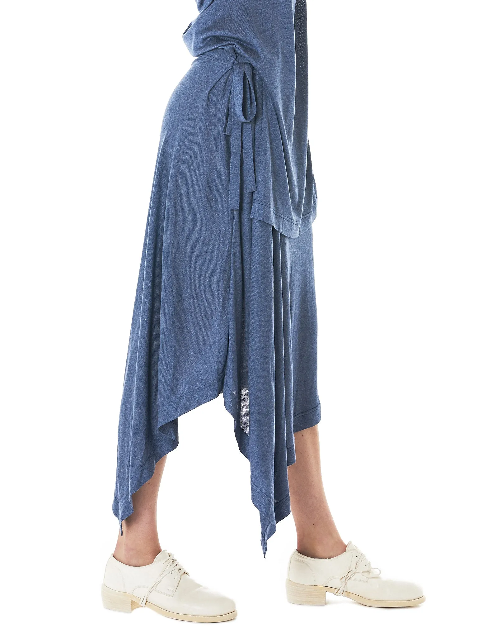 Draped Dress (N2181-D01-210-1-BLUE)