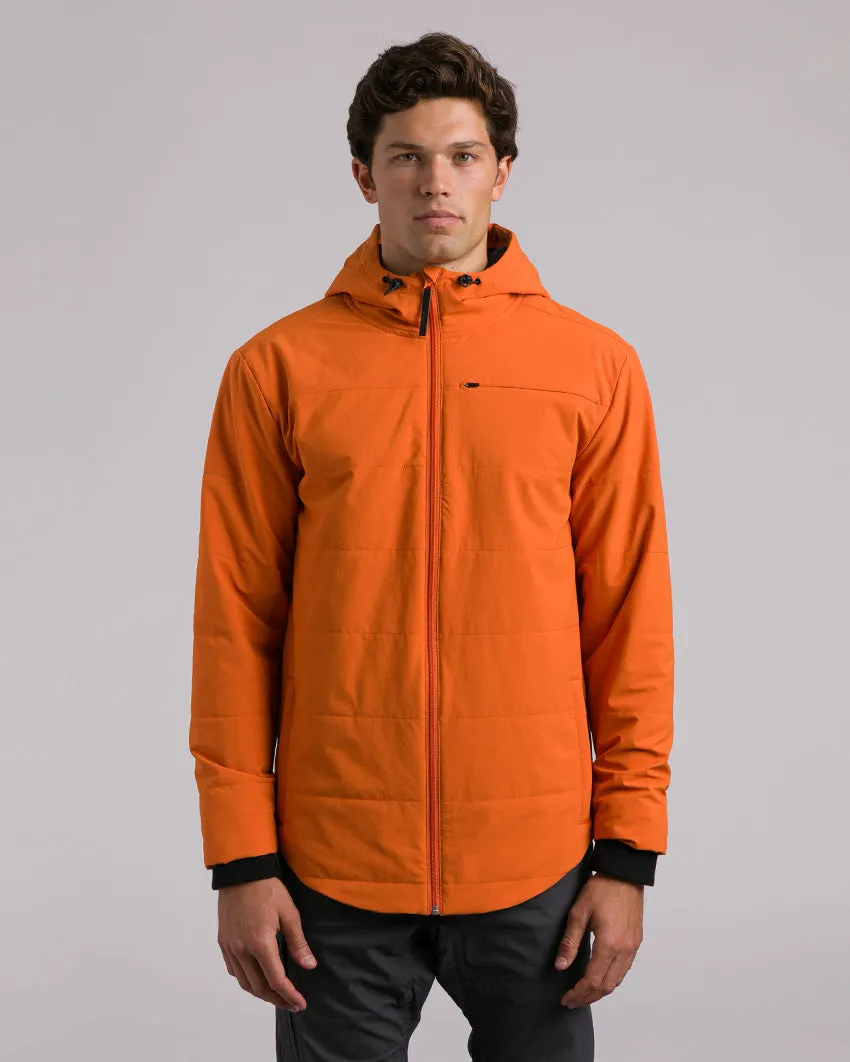 Drop-Cut Puffer Jacket