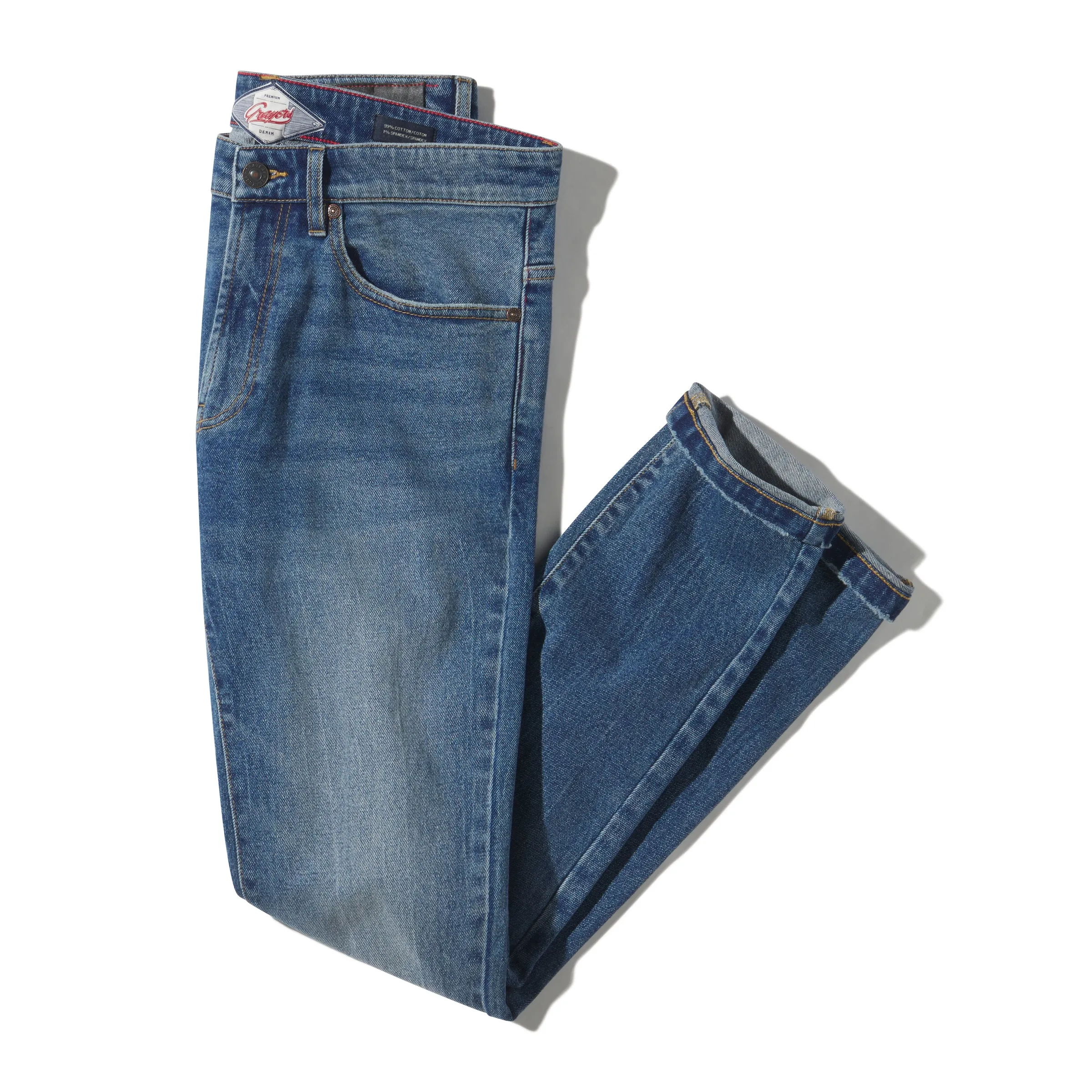 Edward Stretch Slim Fit Denim - Vintage Wash