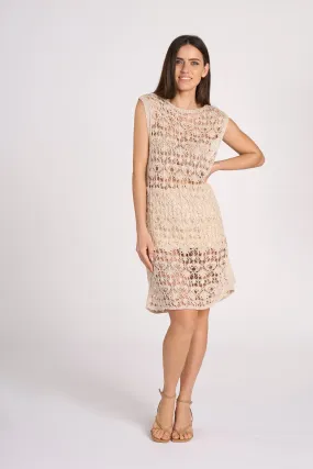 Eleonora Midi Crochet Dress