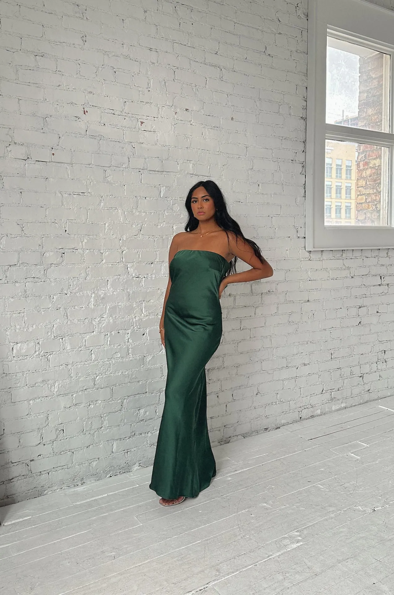 Emerald Green Maxi Dress