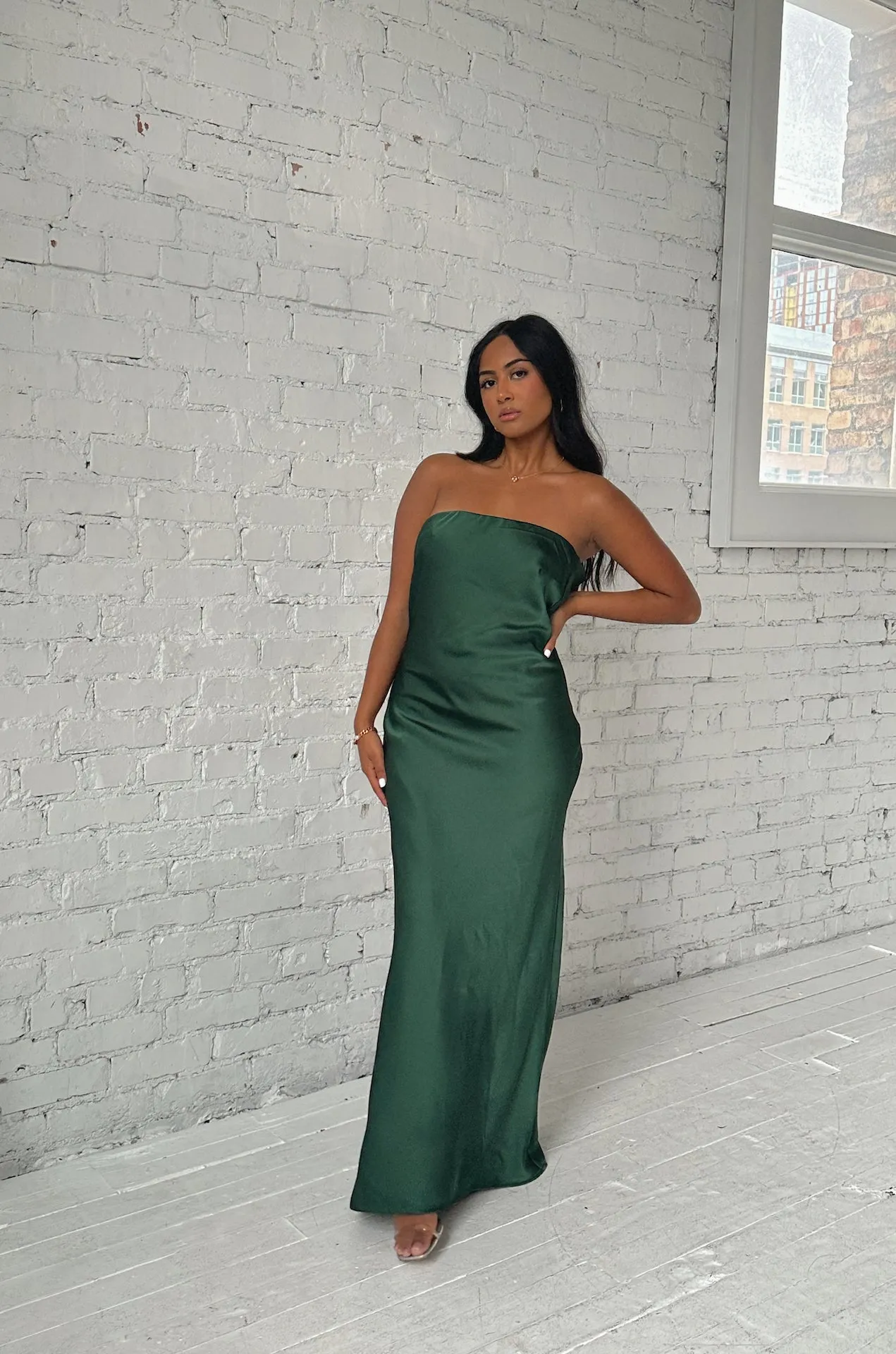 Emerald Green Maxi Dress