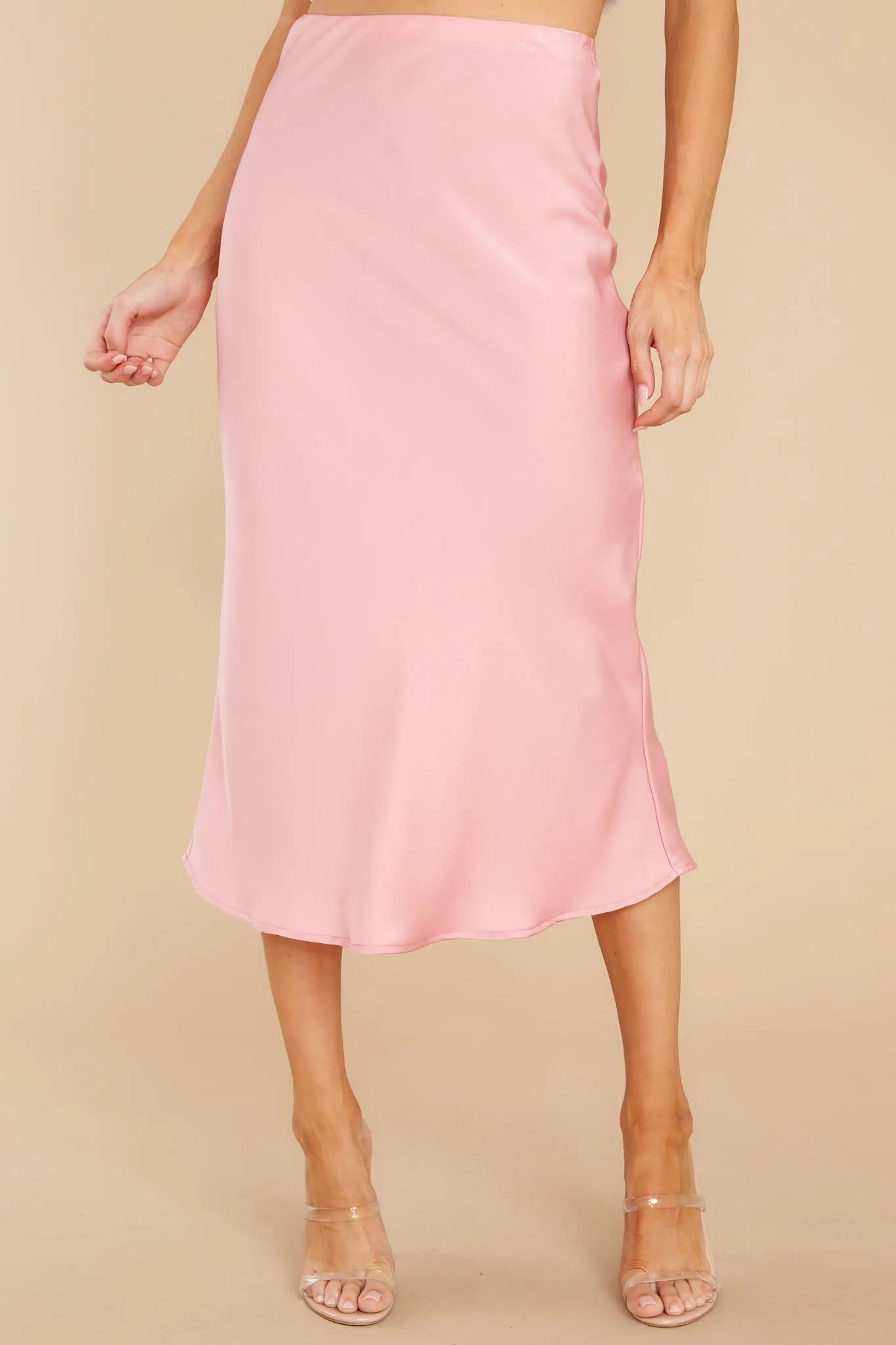 Enthusiastic Charm Rose Pink Skirt