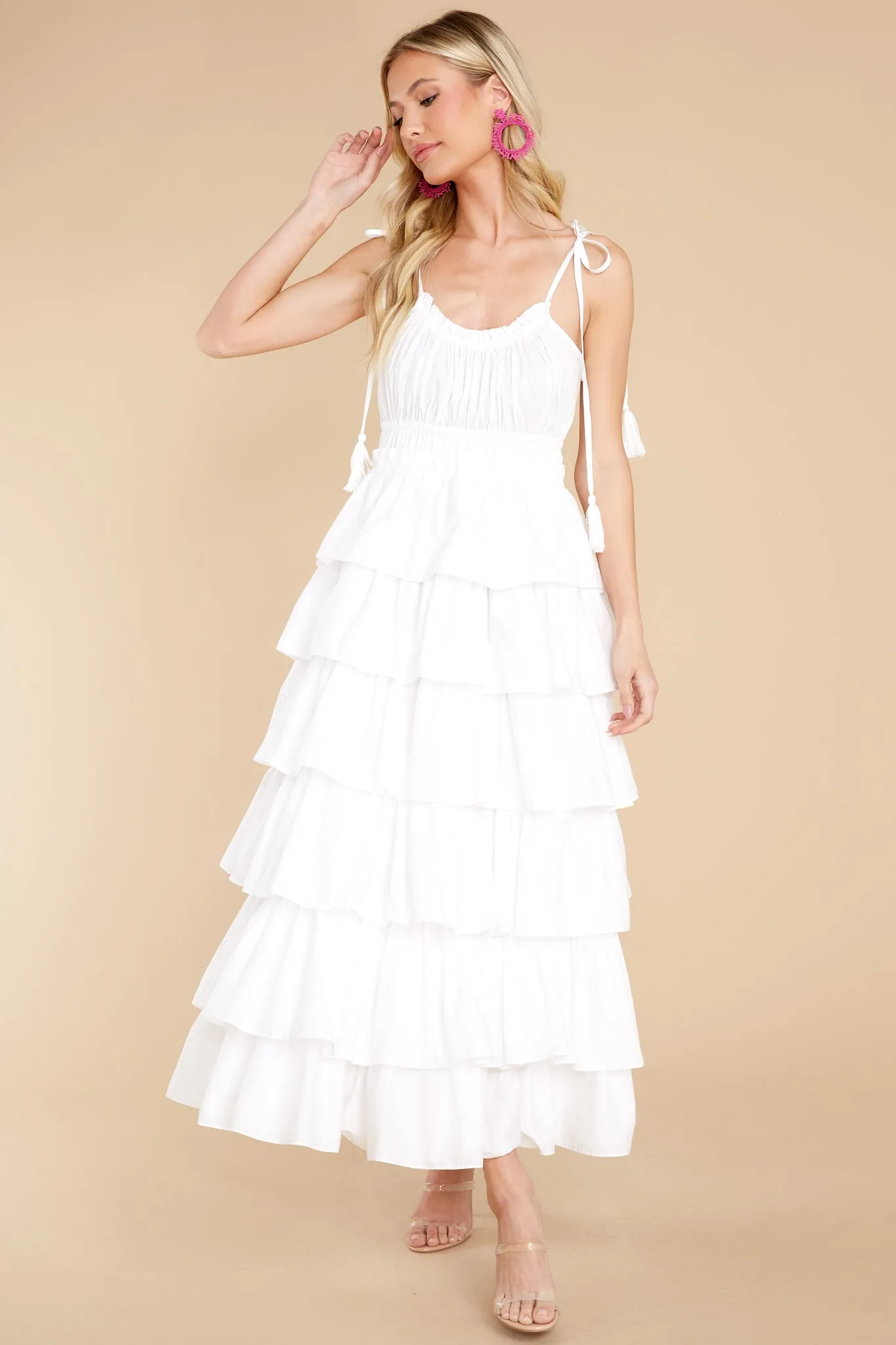 Essence Of Love White Maxi Dress