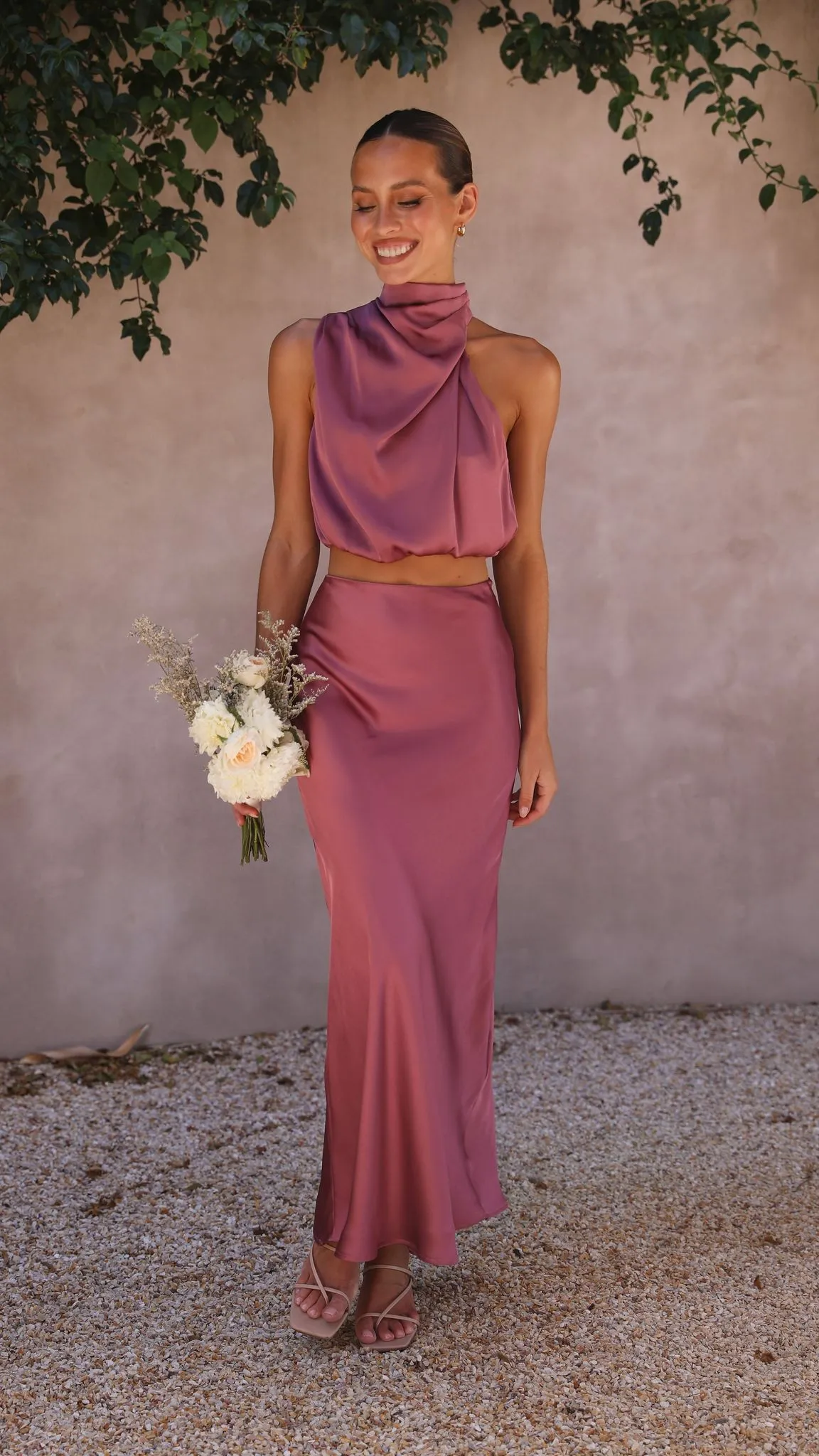 Esther Maxi Skirt - Plum