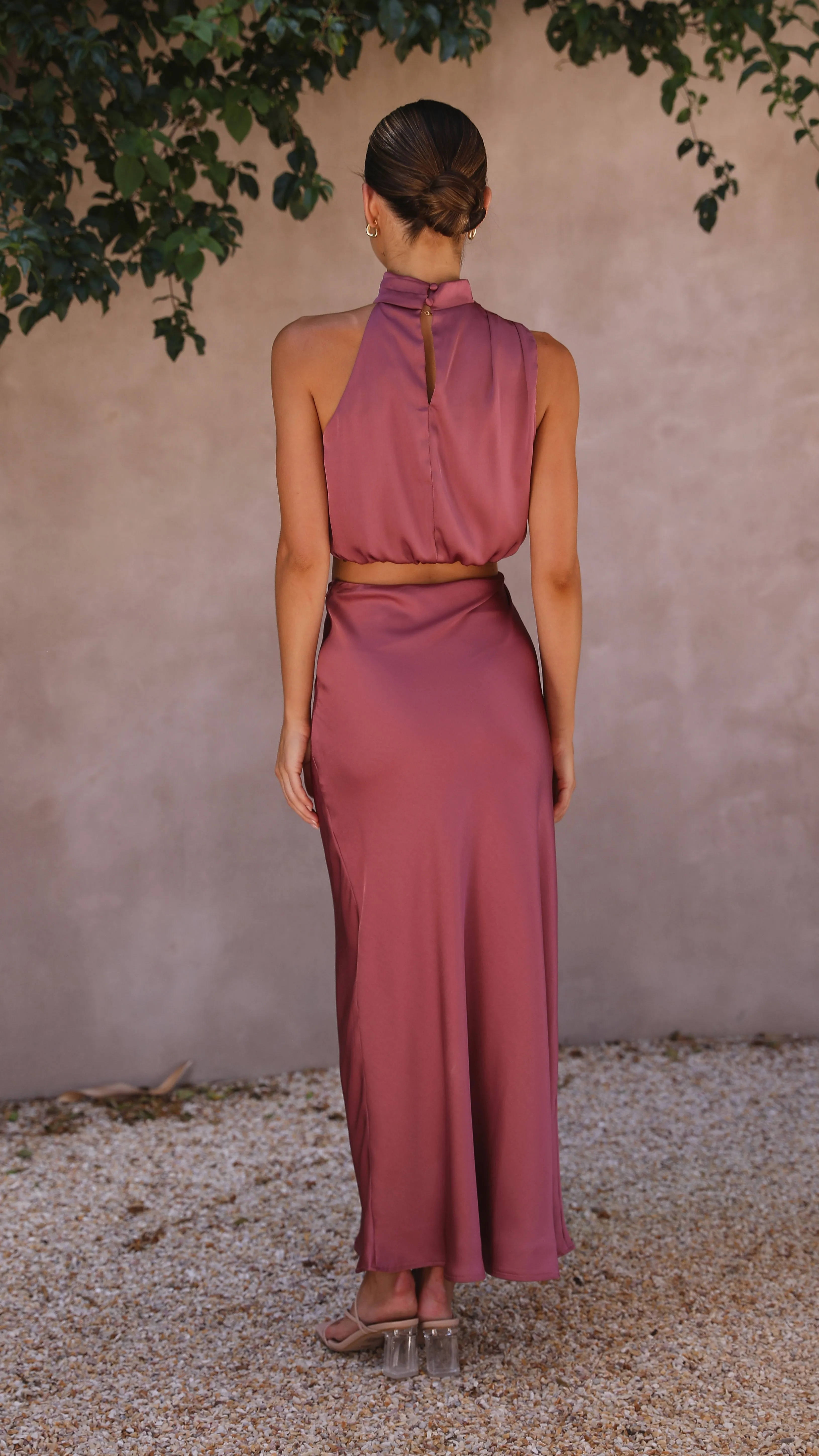 Esther Maxi Skirt - Plum