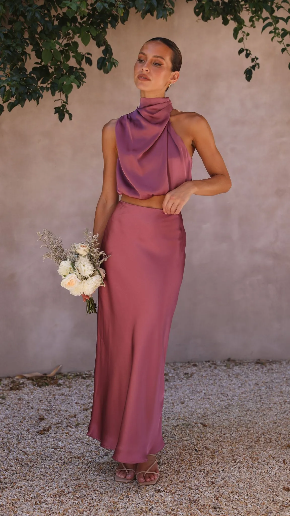 Esther Maxi Skirt - Plum