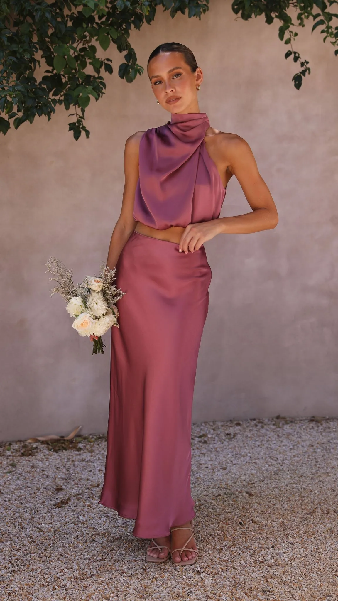 Esther Maxi Skirt - Plum