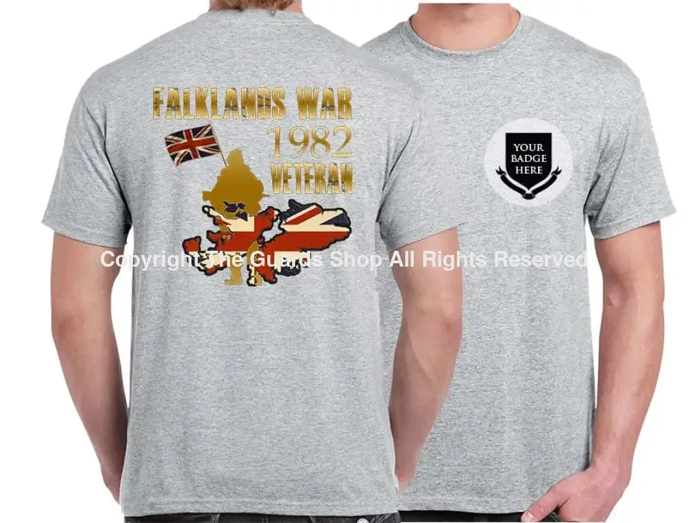 FALKLANDS WAR VETERAN Double Print T-Shirt