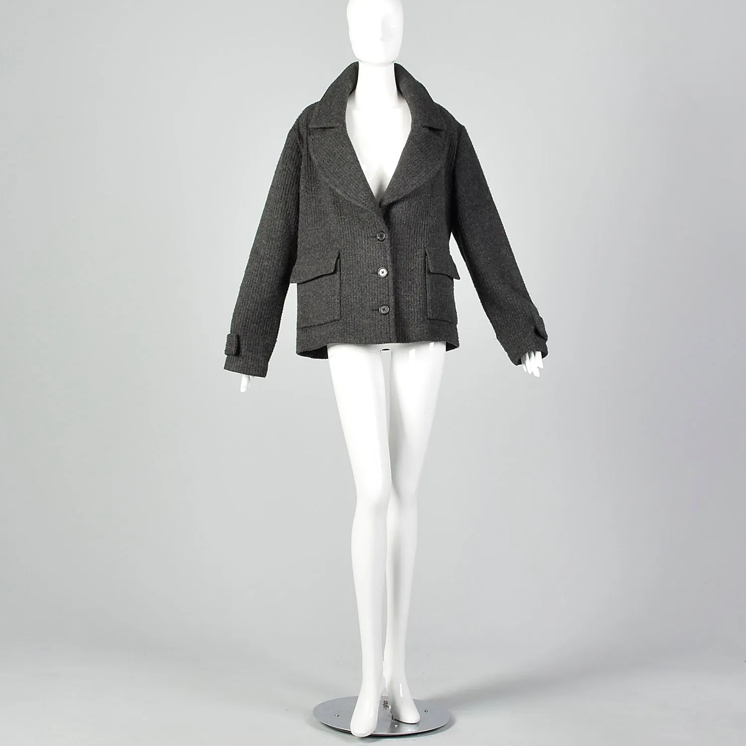 Fall 2008 Runway Alexander Wang Oversized Gray Jacket