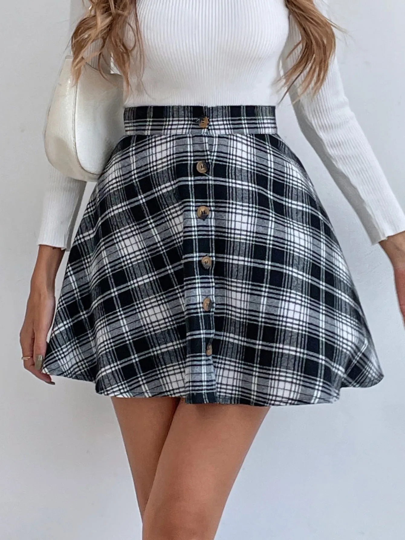 Fashion corduroy high waist skirt autumn and winter