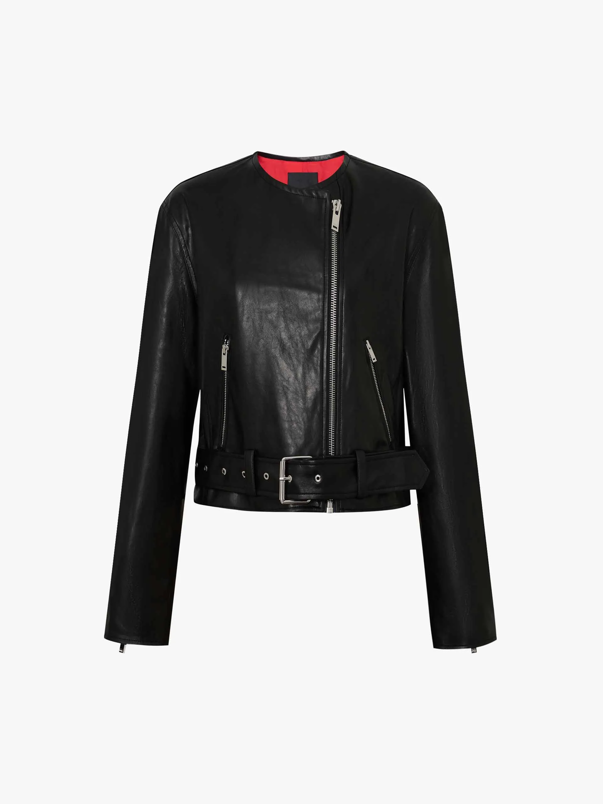 Faux Leather Moto Jacket