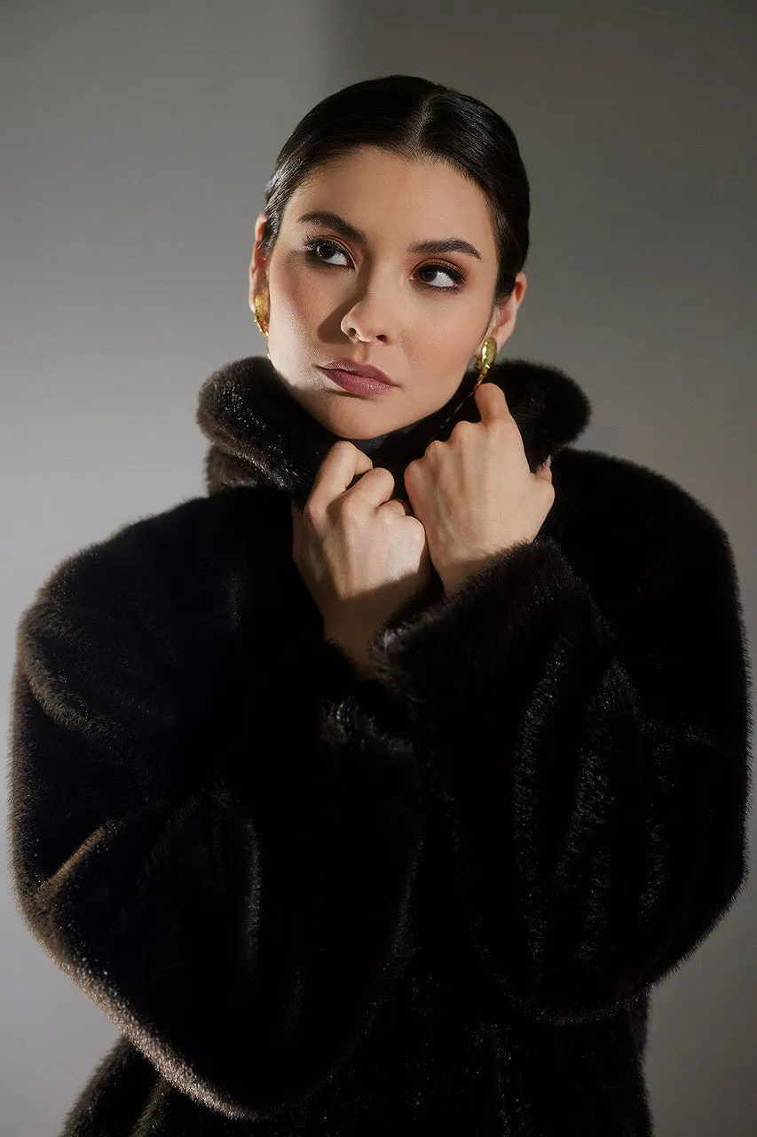 Faux Mink Coat