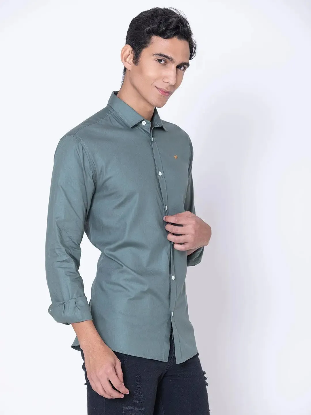 Forest Green Casual Shirt