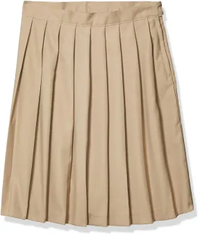 French Toast Uniforms Juniors Pleated Skirt SV9000JL <br> Sizes 3 - 13 <br> Navy, Heather Gray, Khaki, <br> Hunter Green