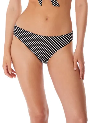 Freya Beach Hut Bikini Brief Swim Bottom, Black