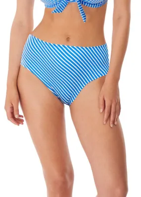 Freya Beach Hut High Waist Bikini Brief Swim Bottom Blue Moon